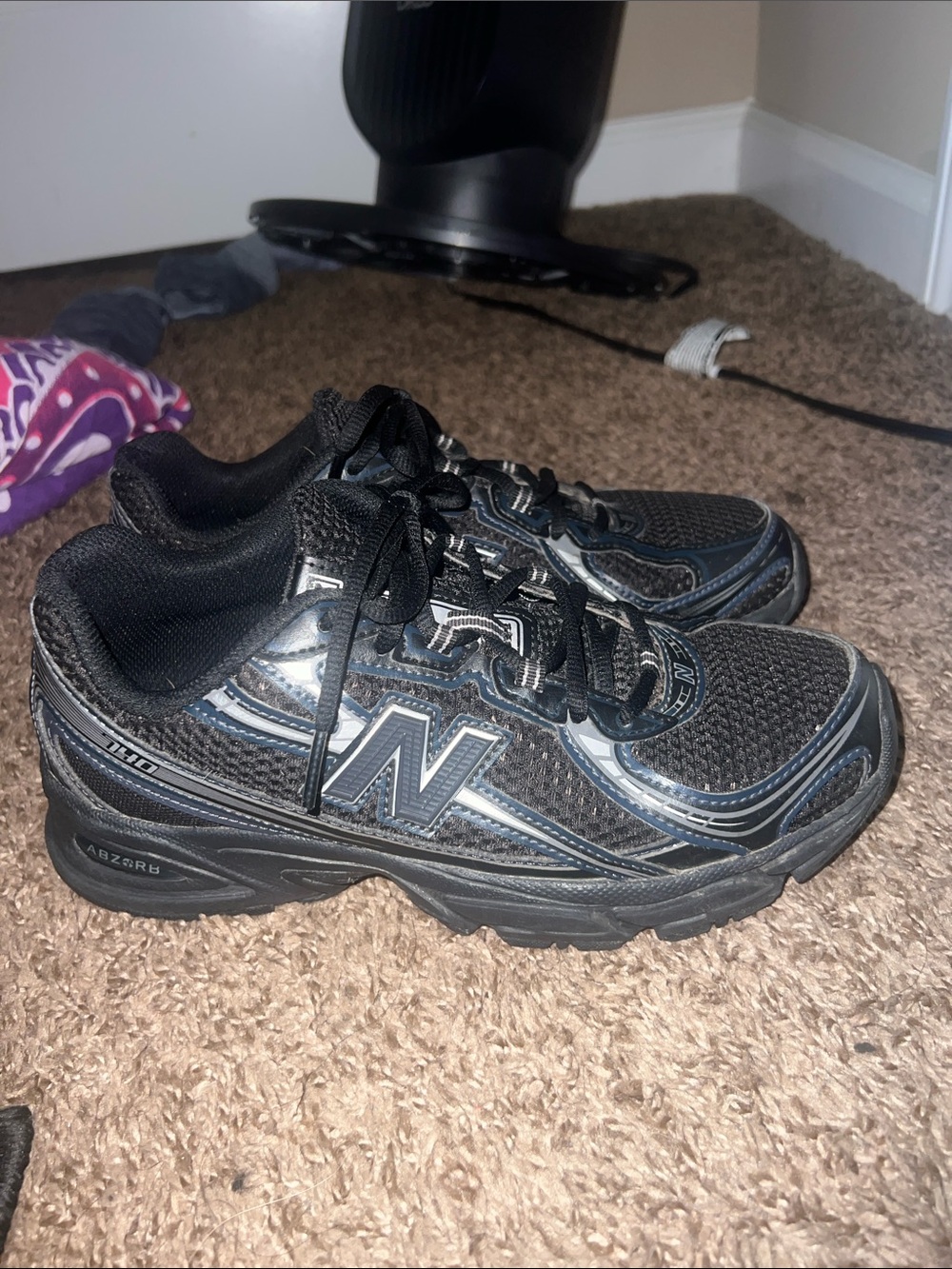 New Balance Black Athletic Sneakers